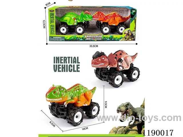 Inertia Offroad Double Crown Dragon Vehicle + Inertia Offroad Velociraptor Vehicle