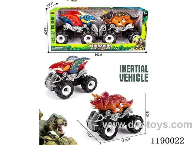 Inertia Bigfoot Pterodactyl Vehicle + Inertia Bigfoot Triceratops Vehicle