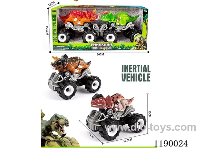 Inertia Bigfoot Triceratops + Inertia Bigfoot Double Crown Dragon Carriage