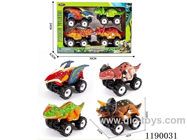 Inertia Dinosaur Car Set