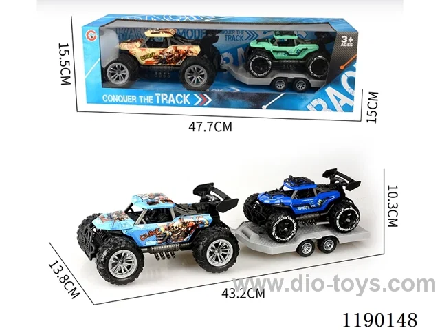 Inertia two-seater skeleton vacuum wheel buggy trailer inertia vehicle