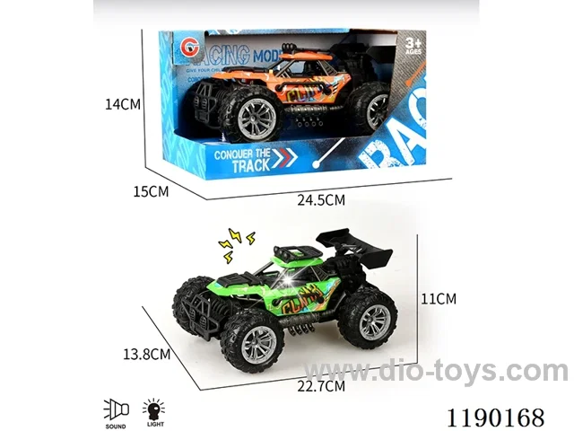Light and sound inertia single-seater skeleton vacuum wheel buggy