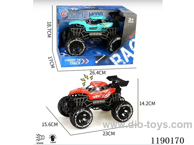 Light and sound inertia single-seater skeleton buggy