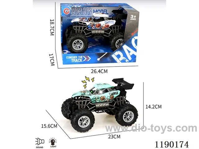 Light and sound inertia single-seat skeleton vacuum wheel buggy
