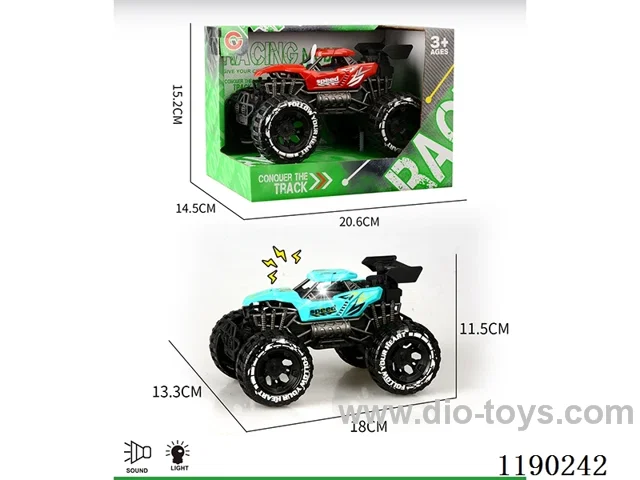 Light and sound inertia single-seater skeleton buggy