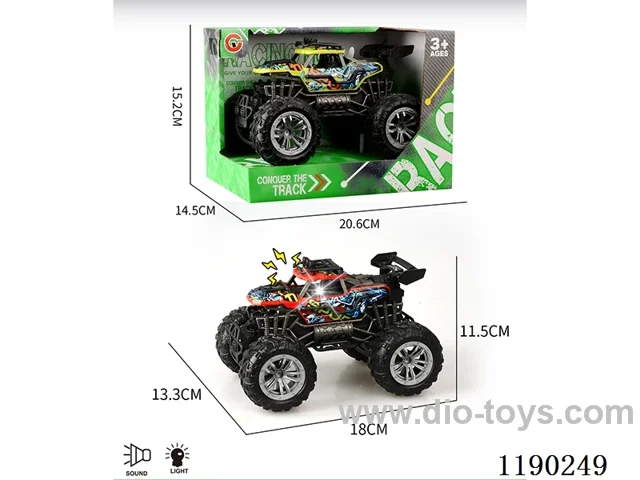 Light and sound inertia single-seater skeleton vacuum wheel buggy