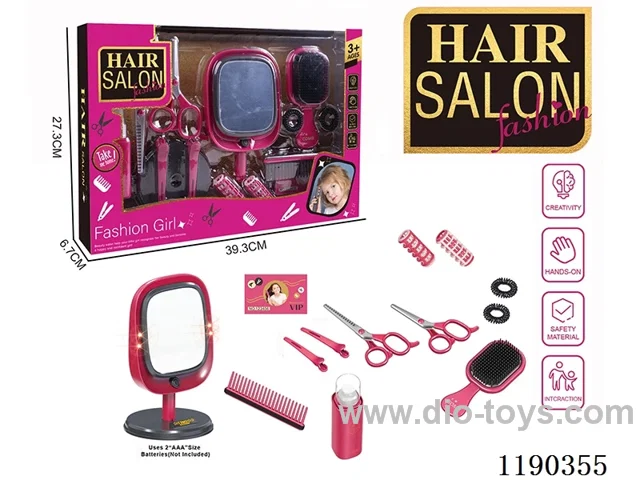 Electric Hairdressing Simulation Set (14pcs with Mirror)