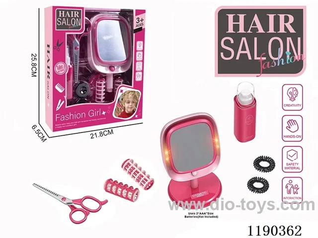 Electric Hairdressing Simulation Set (8pcs with Mirror)