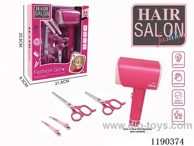 Electric Hairdressing Simulation Set with Blow Dryer 5pcs
