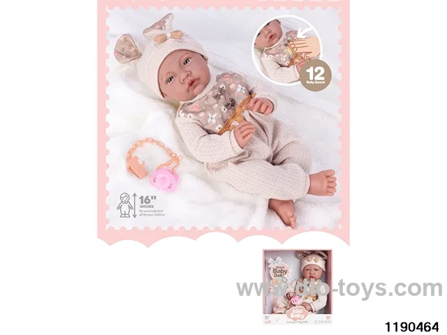 16 inch Cotton Body Doll with IC