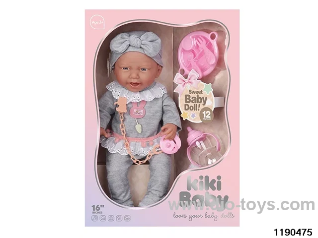16 inch All Vinyl Doll Set with IC