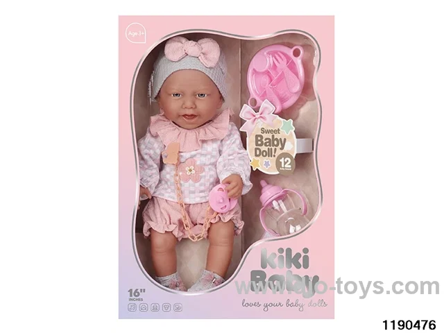 16 inch All Vinyl Doll Set with IC