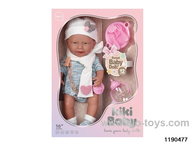 16 inch All Vinyl Doll Set with IC