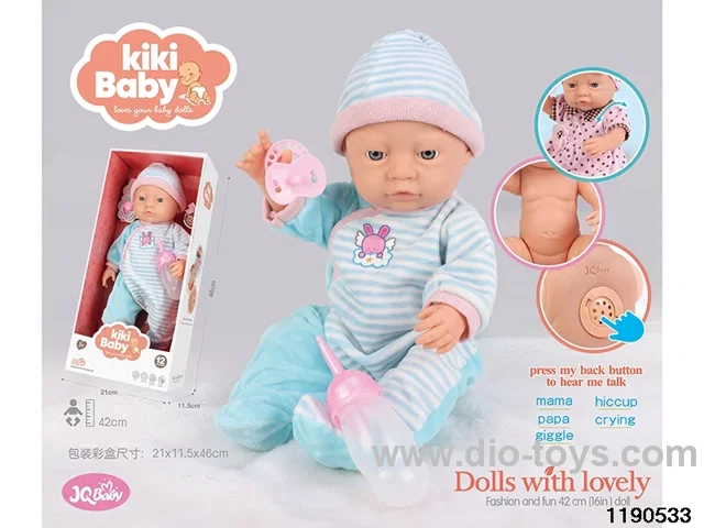 16 inch baby doll with electric function