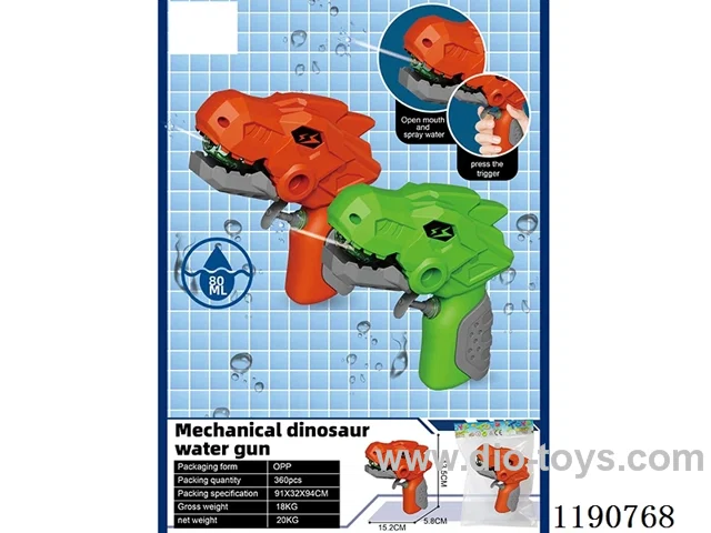80ml Mechanical Open Mouth Dinosaur (2 color mix)