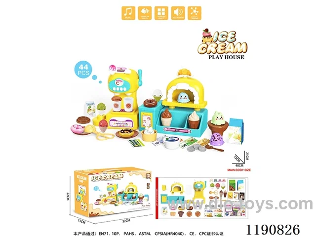 Ice cream maker. Ice cream stand set