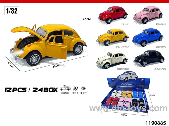 1:32 alloy pull back car