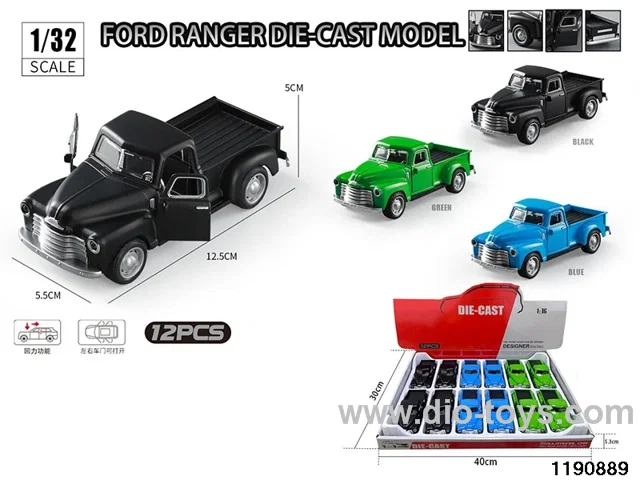 1:32 alloy pull back car