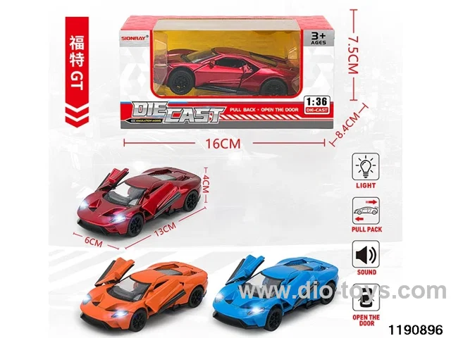 1:36 alloy pull back car