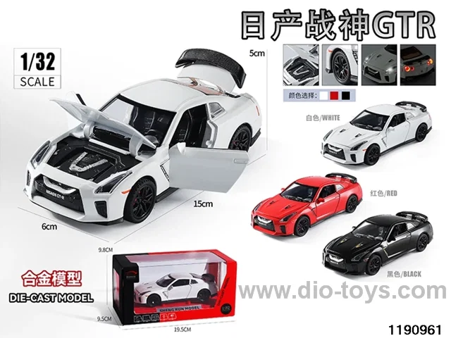 1:32 alloy pull back car