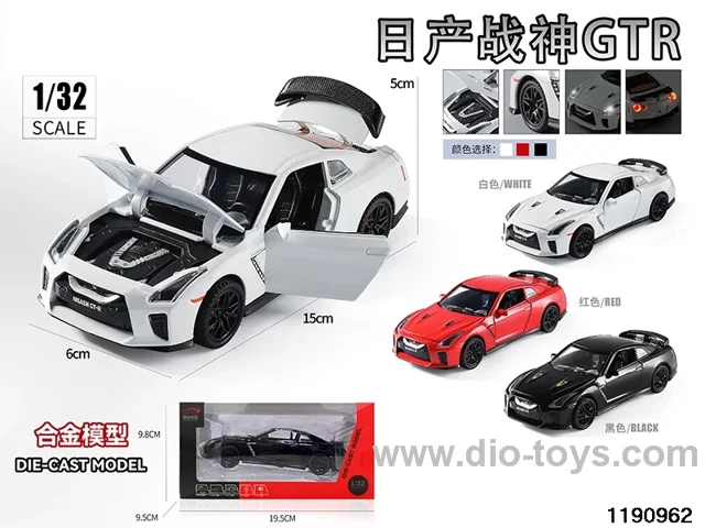 1:32 alloy pull back car