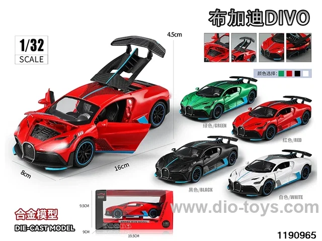 1:32 alloy pull back car