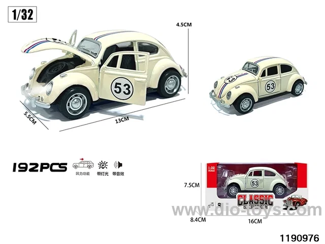 1:32 alloy pull back car