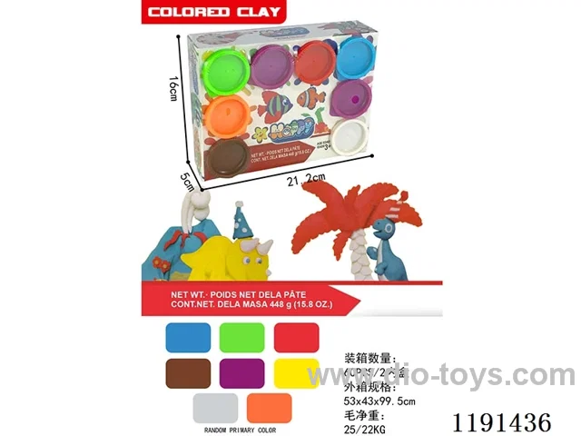 colored clay set