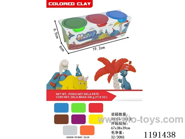 colored clay set