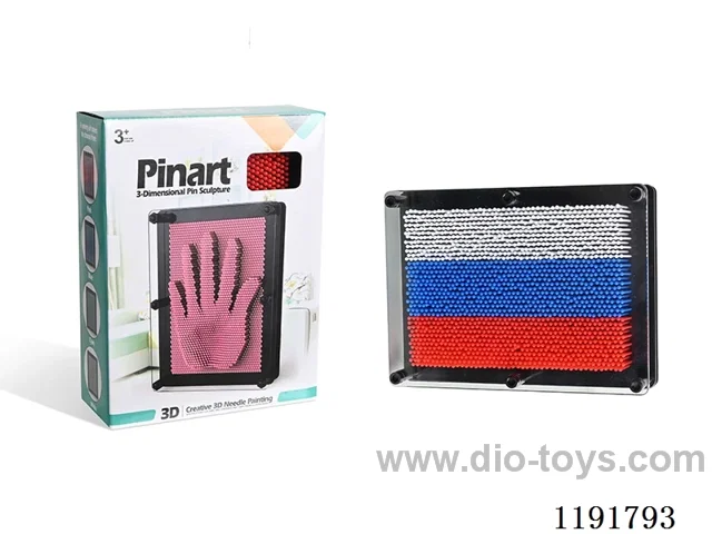 Russian Flag Needle Painting