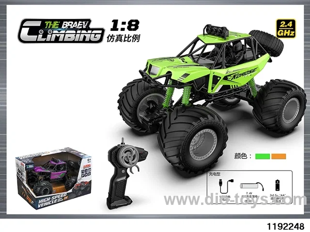 1:8 Alloy Sasquatch Climbing Car