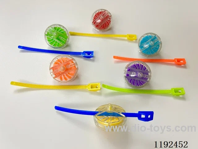 transparent double sided pull back gyro
