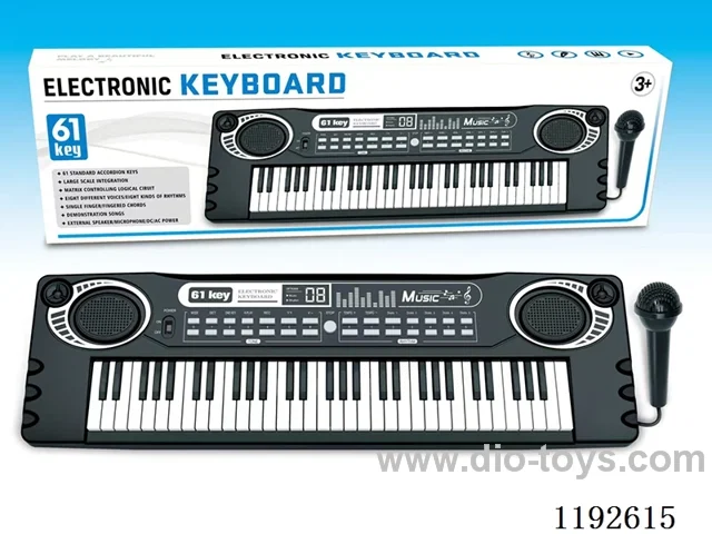 61 Keys Multifunctional Electronic Piano (with Microphone)