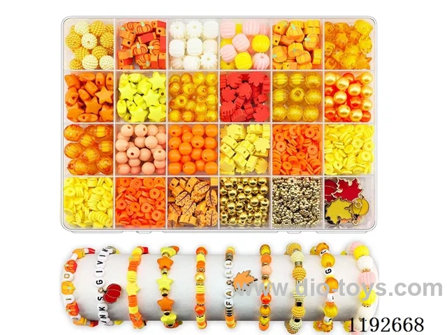 DIY Jewelry Set(Soft Pottery Sheet + Soft Pottery + Spacer Beads + Colourful Beads + Pendant + Wire (24 Grids))