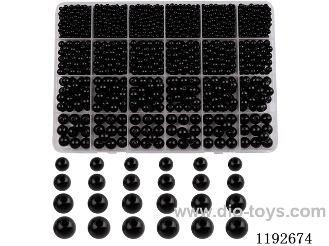 DIY Jewelry Set(4/6/8/10cm pearl + thread (24 compartments))