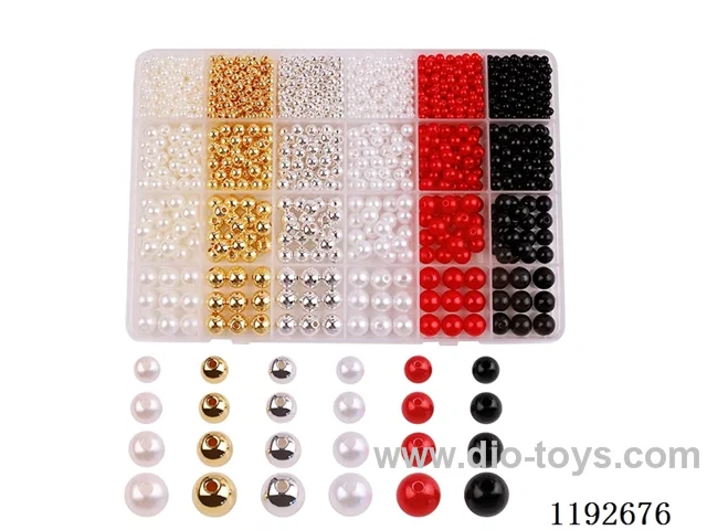 DIY Jewelry Set(4/6/8/10 per cent pearl + thread (24 compartments))