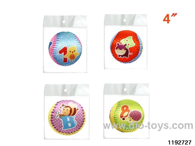 4 inch Colour Printed Fabric Ball