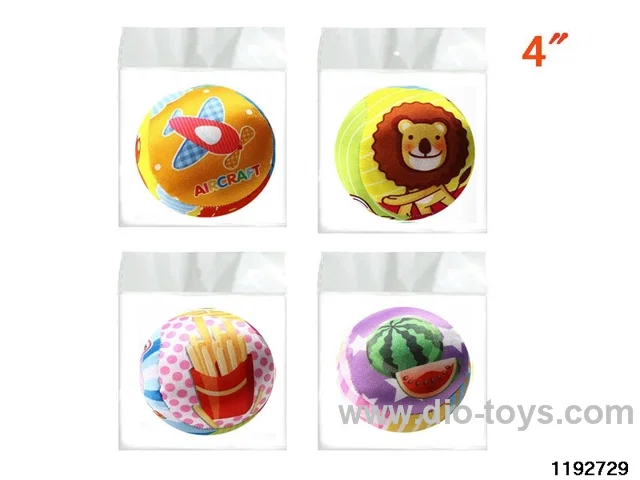 4 inch Colour Printed Fabric Ball
