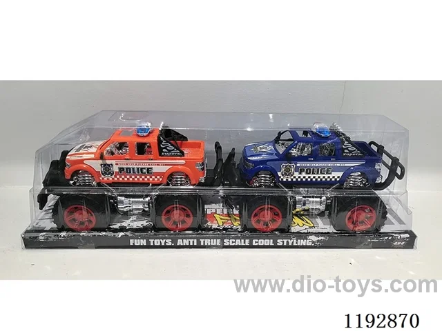 2PCS Police Car-Inertia
