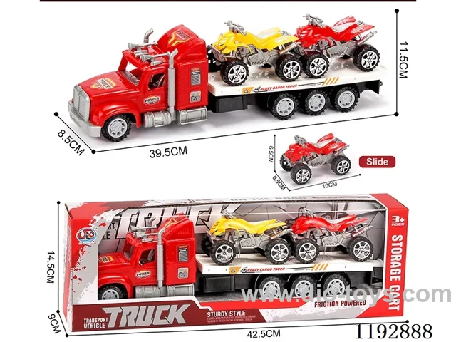 Trailer carrying 2PCS Beach Motorbike-Inertia