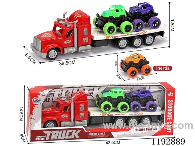 Trailer carrying 2PCS Off-road inertial vehicle