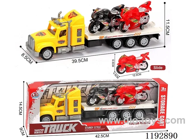 Trailer mounted 2PCS racing motorbike - inertia
