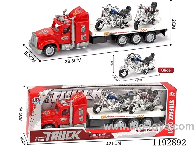 Trailer with 2PCS Motorbike-Inertia
