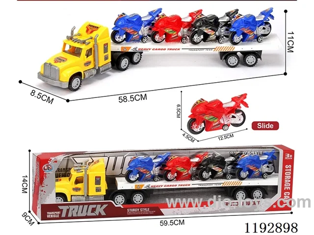 Trailer loading 4PCS Racing Motorcycle-Inertia