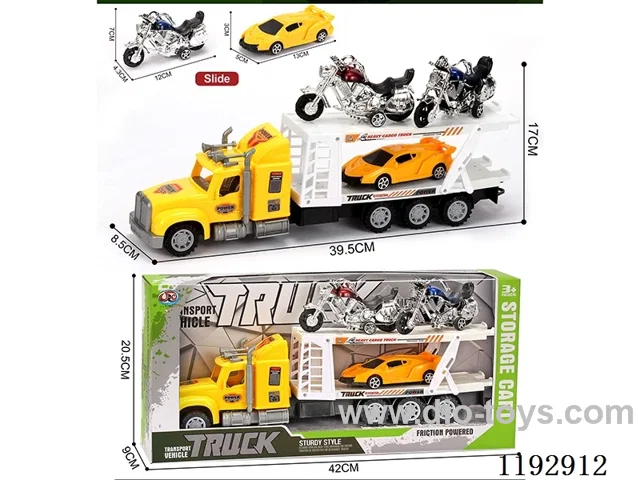 Trailer with 2PCS motorbike - inertia