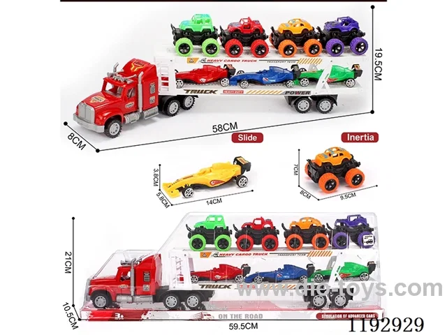 Tractor loaded 4PCS inertia 3PCS skid steer construction vehicle