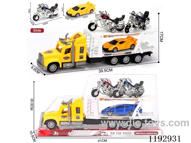 Trailer loading 2PCS Motorbike-Inertia