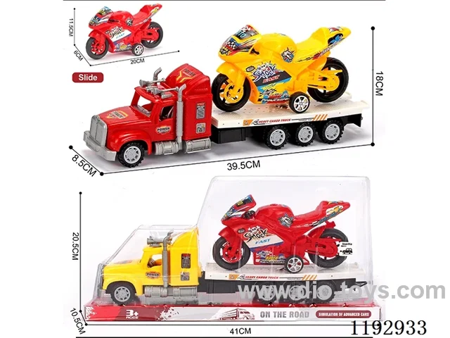 Trailer with 1PCS Inertia Motorbike