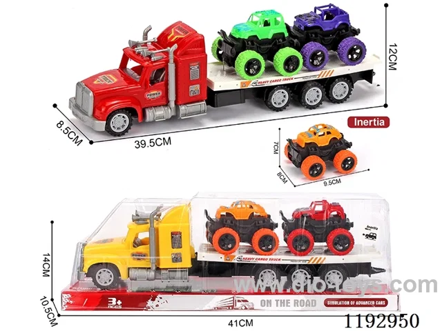 Trailer carrying 2PCS Off-road inertial vehicle