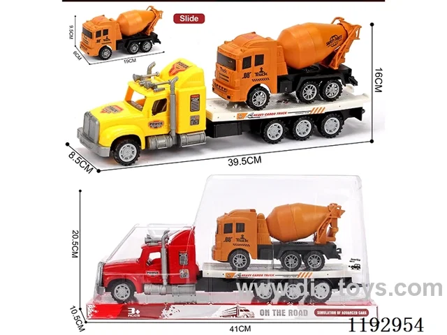 Trailer with 1PCS Inertia Construction Vehicle